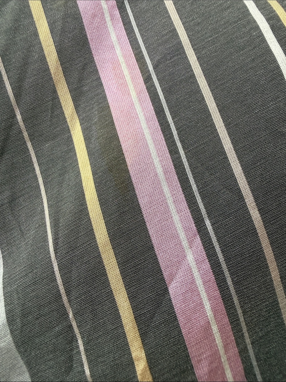 J. Crew Gray Midi Slip Dress with Pink and Cream Stripes - Picture 8 of 8